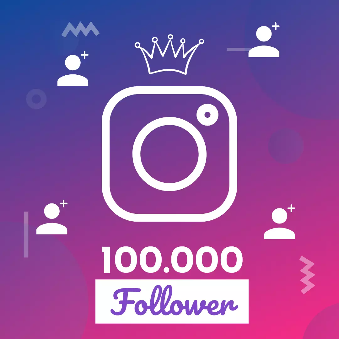 100000 follower instagram premium