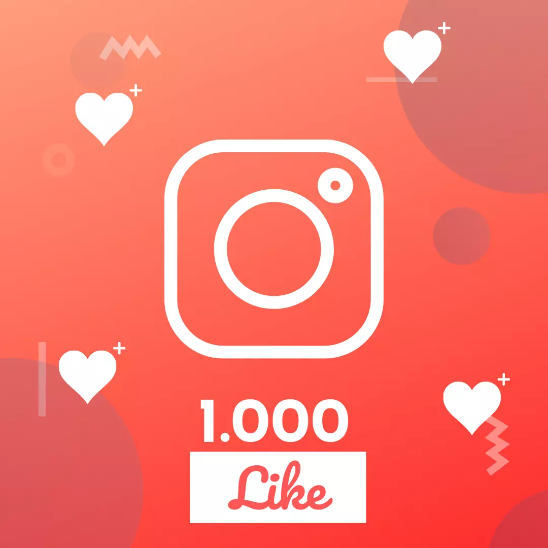 1000 like instagram